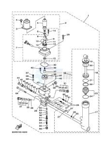 F25DETL drawing POWER-TILT-ASSEMBLY