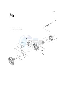 MULE 600 KAF400BGF EU drawing Optional Parts(Engine)