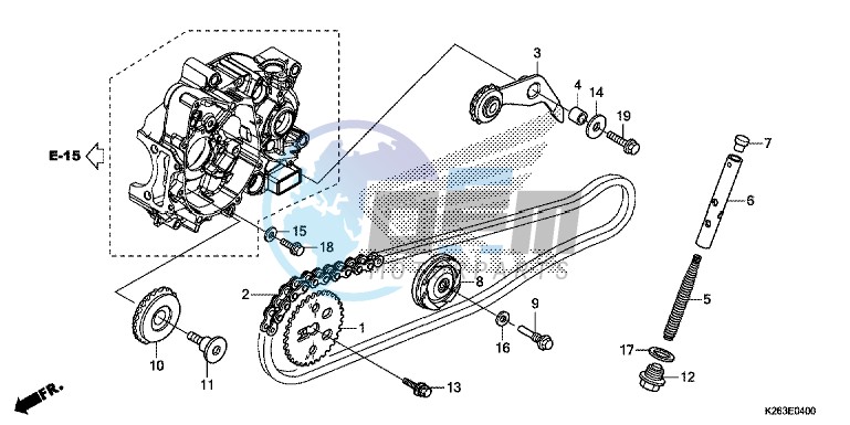 CAM CHAIN/ TENSIONER