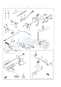 DF 9.9 drawing Tiller Handle