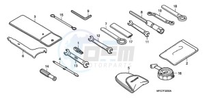 CB600FA9 France - (F / ABS CMF) drawing TOOLS