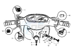 NRG MC3 50 drawing Handlebar Switch