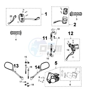 VIVA 3 L 50 2T SPORTLINE drawing BRAKE SYSTEM