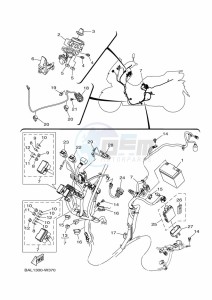 GPD150-A NMAX 150 (BV49) drawing RADIATOR & HOSE