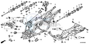 TRX500FM2E TRX500FM2 U drawing FRAME BODY