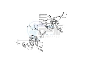 Runner VX 4T 125 drawing Brake system