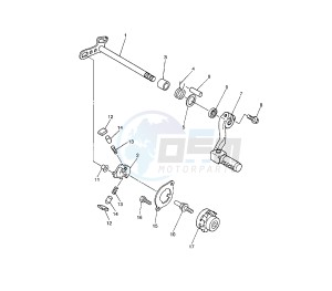 WR F 450 drawing SHIFT SHAFT