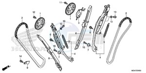 VFR1200XDF CrossTourer - VFR1200X Dual Clutch 2ED - (2ED) drawing CAM CHAIN/ TENSIONER