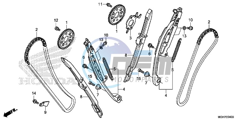 CAM CHAIN/ TENSIONER