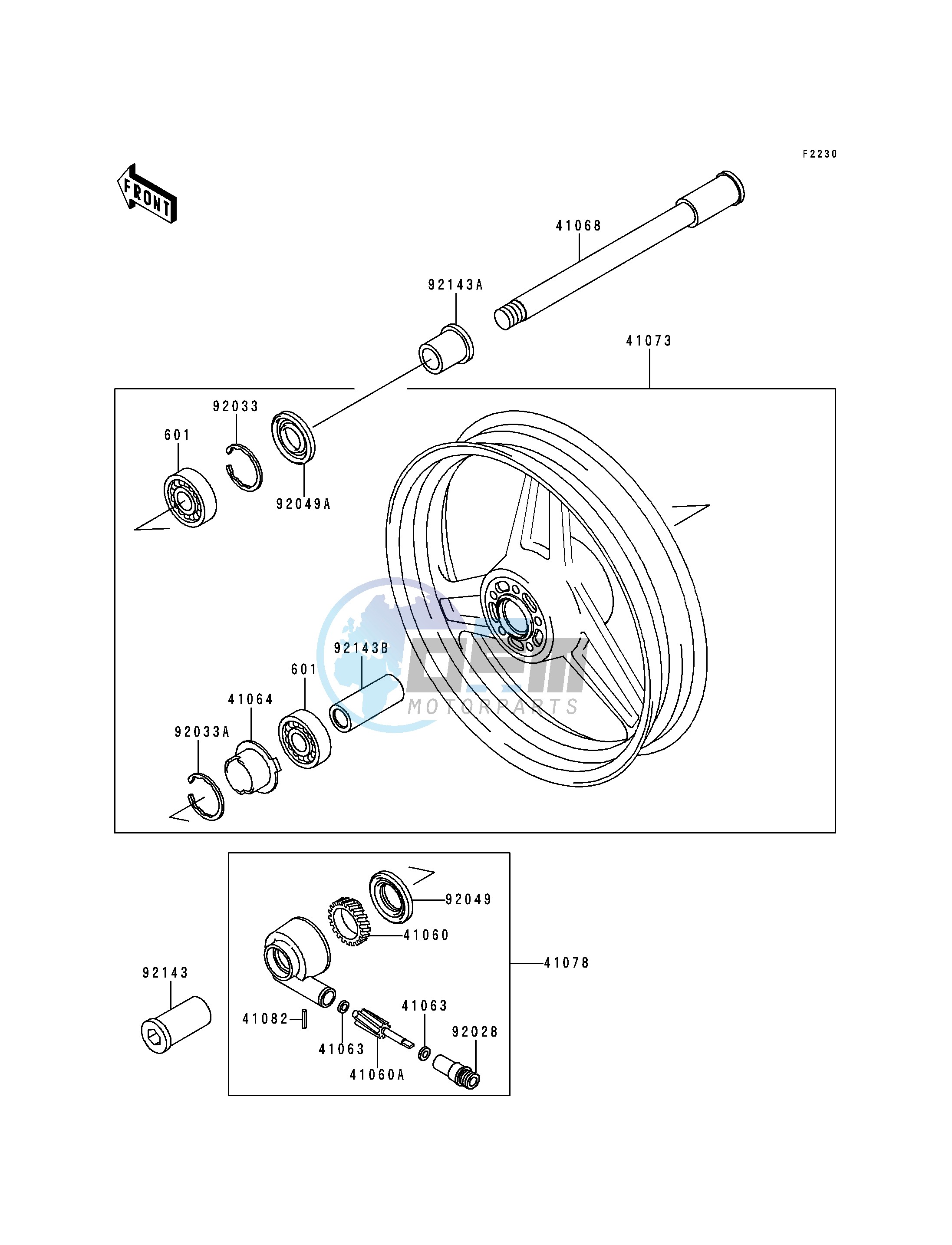 FRONT HUB