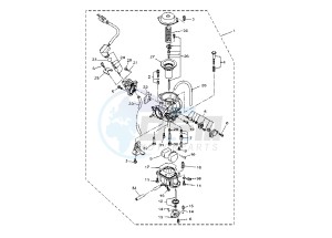 XC VERSITY 300 drawing CARBURETOR