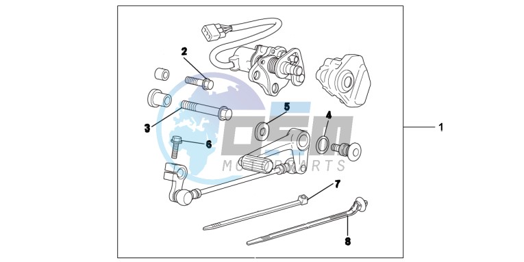 KIT,DCT PEDAL SHI