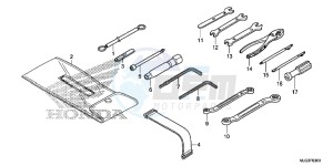 GL1800BD F6B Bagger - GL1800BD UK - (E) drawing TOOLS