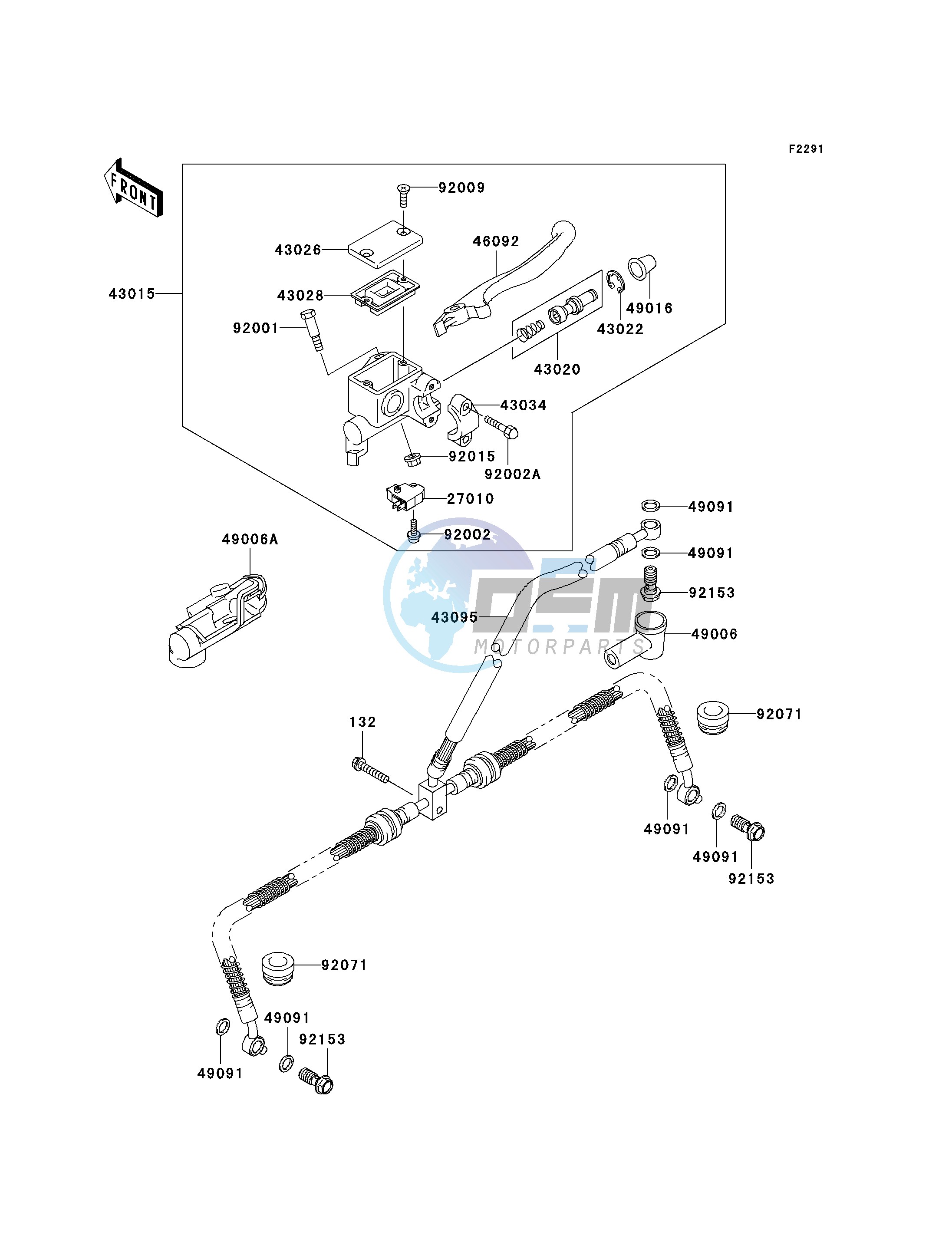 FRONT MASTER CYLINDER