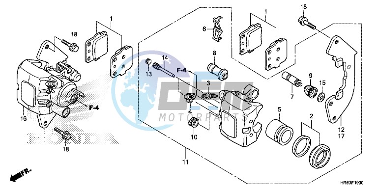 FRONT BRAKE CALIPER