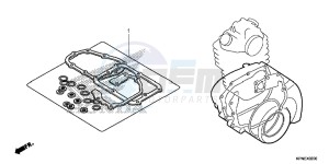 GLR1251WHF CB125F UK - (E) drawing GASKET KIT B