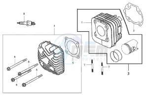 DD50 drawing CYLINDER / CYLINDER HEAD