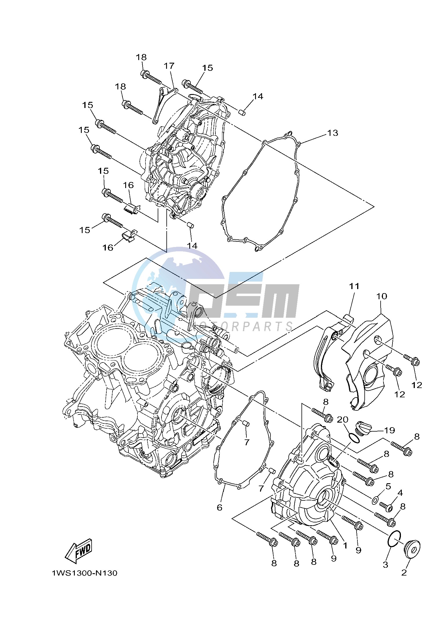 CRANKCASE COVER 1