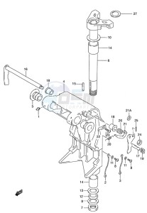 DT 140 drawing Swivel Bracket (1996 to 2001)