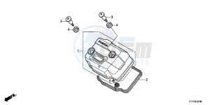 CBR125RC drawing CYLINDER HEAD COVER