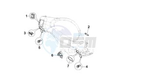 BOULEVARD - 100 CC 4T drawing HANDLE SWITCH