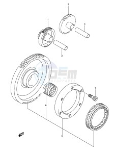 LT-F400 (E24) drawing STARTER CLUTCH