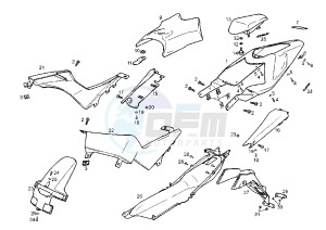 GPR RACING -125 cc drawing REAR BODY