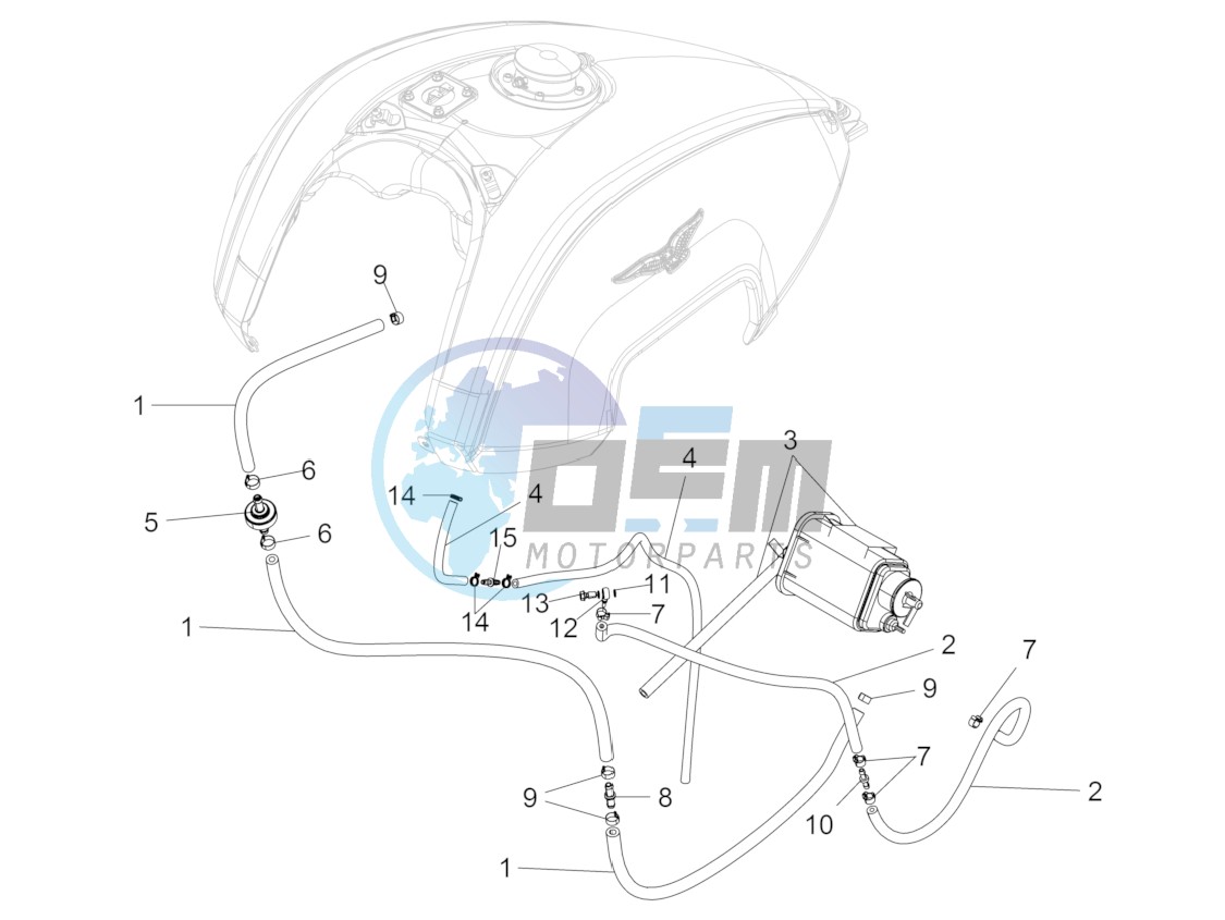 Fuel vapour recover system