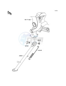 VERSYS KLE650CDF XX (EU ME A(FRICA) drawing Stand(s)