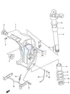 DT 115 drawing Swivel Bracket (1986 to 1995)