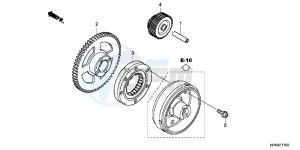 TRX420FPMC TRX420 ED drawing STARTING GEAR