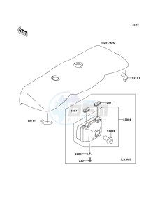 KVF360 4x4 KVF360A6F EU GB drawing Headlight(s)