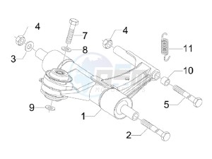 S 150 4T ie E3 Vietnam - Indonesia drawing Swinging arm