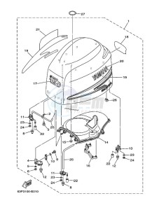 F150AETL drawing FAIRING-UPPER