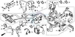 VT750C drawing WIRE HARNESS