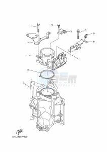 F225CA drawing THROTTLE-BODY