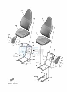 YXE850EN YX85EPAP (BANU) drawing SEAT