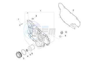 RS 125 REPLICA 4T E4 ABS (EMEA) drawing Clutch cover