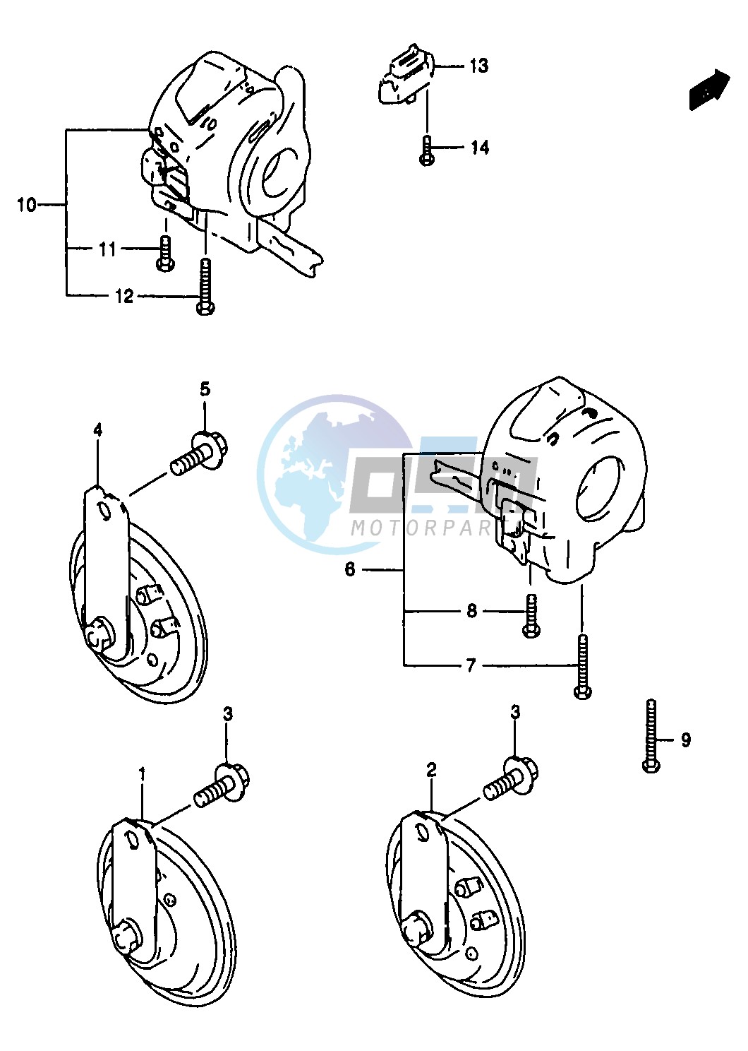 HORN HANDLE SWITCH