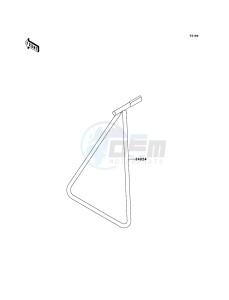 KX450F KX450E9F EU drawing Stand(s)