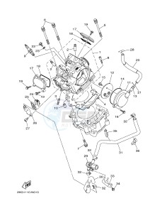 YFM700FWAD YFM700PHF GRIZZLY 700 EPS SPECIAL EDITION (B387) drawing CYLINDER HEAD