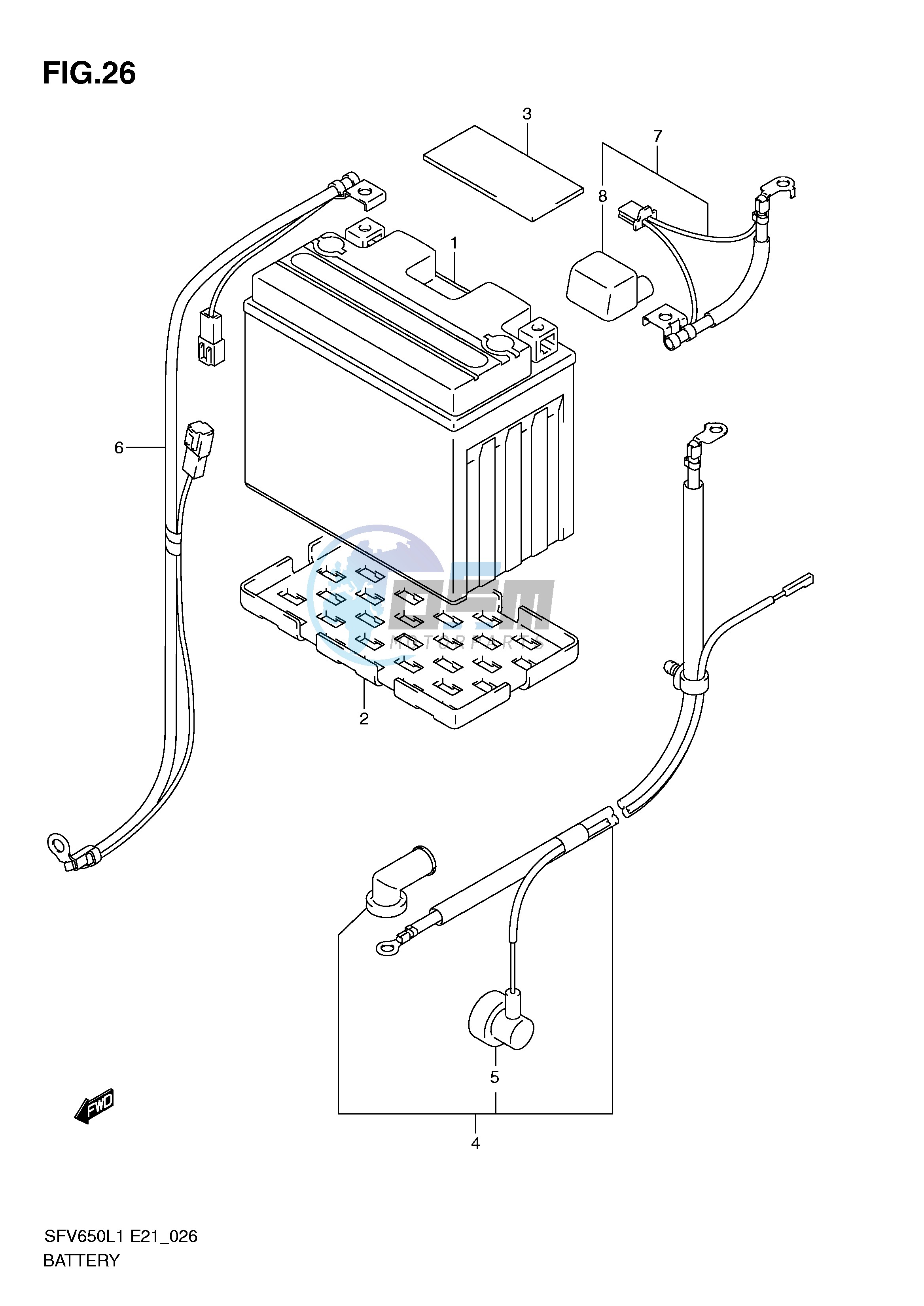 BATTERY (SFV650L1 E24)