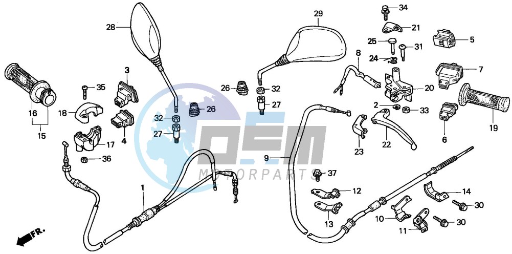 HANDLE LEVER/SWITCH/CABLE (1)