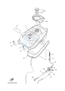 T110C (1DU8) drawing FUEL TANK