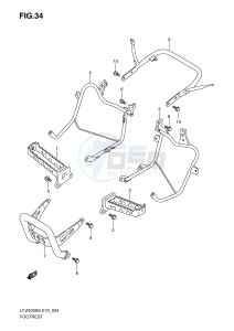 LT-Z400 (E19) drawing FOOTREST