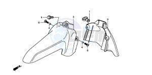 SH100 drawing FRONT FENDER