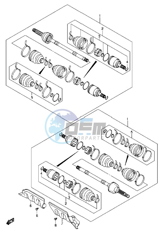 FRONT DRIVE SHAFT