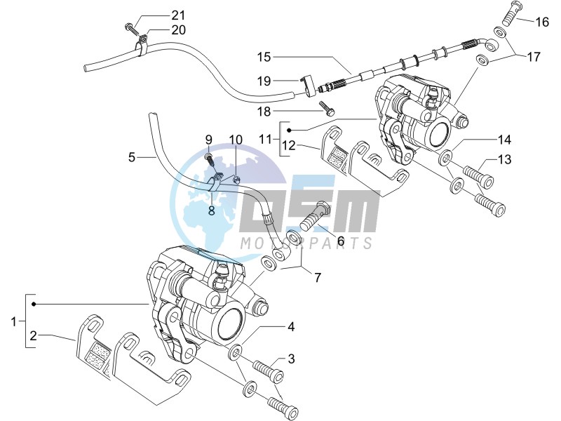 Brakes hose  - Calipers