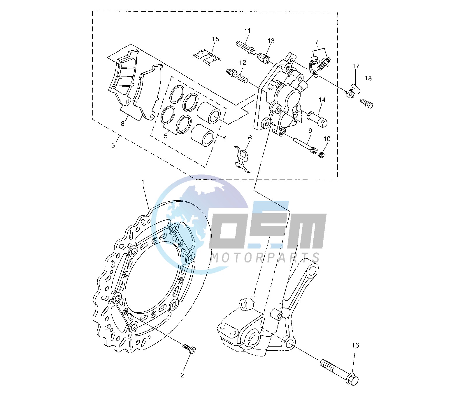 FRONT BRAKE CALIPER