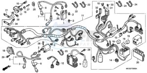 VT750CA9 Australia - (U / ST) drawing WIRE HARNESS